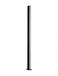 Minimalistyczny słupek ogrodowy wysoki uniwersalny LED aluminiowy czarny prostokątny IP54 LERMA LE73602 Luces Exclusivas