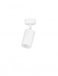 Minimalistyczny plafon lampa sufitowa biała tuba uniwersalna regulowana możliwość ściemniania aluminiowa TREMANO LE45663 Luces Exclusivas 