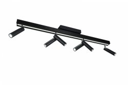 Nowoczesna Lampa Sufitowa ZENO Trio Spot Reflektor Czarny