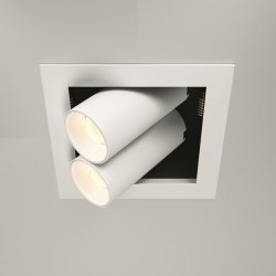 Biała Nowoczesna Oprawa Sufitowa Wpuszczana Downlight Maytoni DL094-02-7W3K-W LED 14W