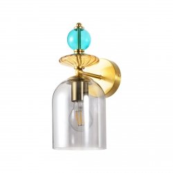 Kinkiet ścienny art deco TROPEA dymny LP-2004/1W SM Light Prestige