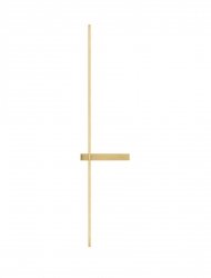 Nowoczesny złoty kinkiet LED listwa minimalistyczny uniwersalny zmiana barwy światła LUCES EXCLUSIVAS 9003017