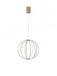 Lampa Wisząca BREA LED 41W CCT Okrągła Brąz Luces Exclusivas