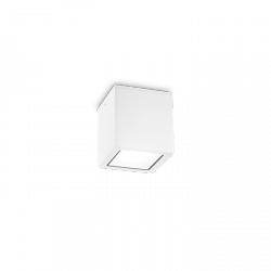 Zewnętrzny Kwadratowy Nowoczesny Plafon Sufitowy Biały TECHO 251561 IDEAL LUX