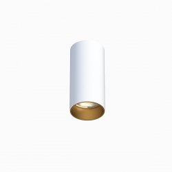 Nowoczesny Plafon Sufitowy Lampa Punktowa Tuba MONO WHITE/GOLD S 10777 Nowodvorski Lighting