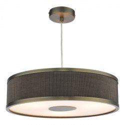 Nowoczesna Brązowa Lampa Wisząca Okrągła ALVARO ALV1039 DAR LIGHTING