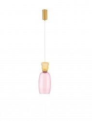 Lampa Wisząca z Kolorowego Szkła Luces Exclusivas PERENE LE44465