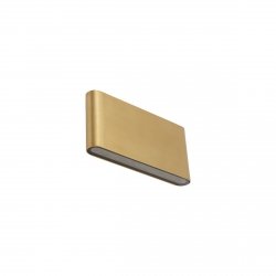 Kinkiet ogrodowy zewnętrzny, Lampa ścienna GÓRA-DÓŁ SEMI LED M BRASS 11366 Nowodvorski Lighting
