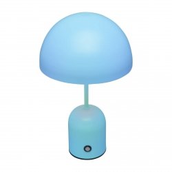 Niebieska lampa stołowa biurkowa CANTIA Italux TB-75839-BLU