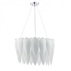Nowoczesny Żyrandol Biały Ceramiczne Płatki PHILLIPA PHI032 DAR LIGHTING