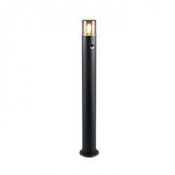 Minimalistyczny Nowoczesny Słupek Ogrodowy Czarny Czuinik Ruchu HOOSIC 422260132 TRIO