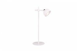 Nowoczesna Dekoracyjna Biała Lampka Biurkowa LED MAXIMA R57791101 RL