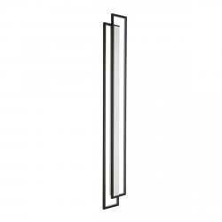 Lampa ścienna kinkiet metalowy czarny LED klasyczny nowoczesny prostokątny SYMMETRY ST-MD1027L Step Into Design