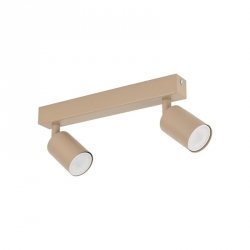 Nowoczesna oprawa sufitowa podwójna beżowa tuba reflektor spot minimalistyczna uniwersalna klasyczna NEX 10628 TK-Lighting