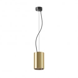 Nowoczesna Lampa Wisząca Tuba Złota Efir Maytoni P089PL-33W3K-MG