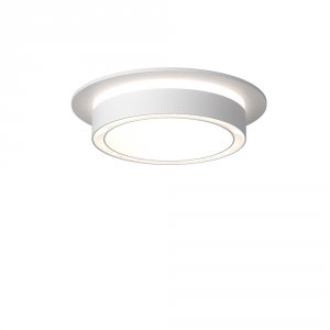 Lampa wpuszczana w sufit aluminium biała okrągła Orlo MAYTONI DL087-GX53-RD-W