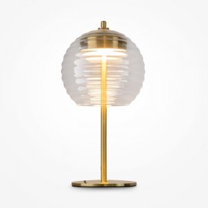 Nowoczesna Lampka Stołowa Mosiądz LED MYSTIC P060TL-L12BSK1 MAYTONI