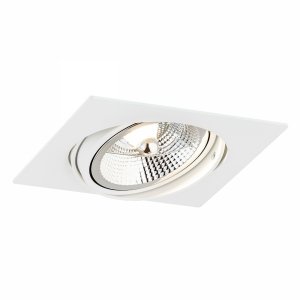 Nowoczesna minimalistyczna lampa sufitowa oprawa podtynkowa wpuszczana oczko biały OLIMP PLUS 4745 Argon