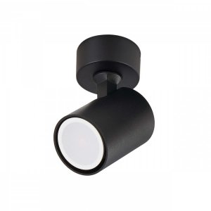Oprawa ścienno sufitowa czarna tuba reflektor spot kinkiet SNOW LP-731/1W BK Light Prestige
