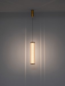 Lampa wisząca LED szklana geometryczna tuba designerska nowoczesna ściemnialna TORREV LE46198 Luces Exclusivas
