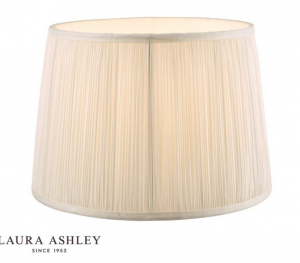 Klosz Abażur 40cm LAURA ASHLEY Hemsley Pleated Silk Cream DAR LIGHTING LA3756063-Q (Abażur- Bez Podstawy)