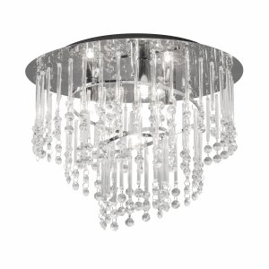 19154L TERRE LAMPA SUFITOWA CHROME