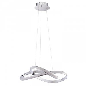Designerska Lampa Wisząca Nowoczesna LED Chrom ARIA 76394 ENDON