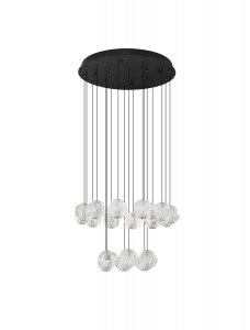 Nowoczesna Molekularna Lampa Wisząca Salonowa Białe Kule LUCES EXCLUSIVAS CHEPEN LE44427