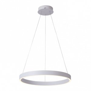 Biała Nowoczesna Okrągła Lampa Wisząca Dwustronna LED BRASCO UP DOWN PND-56215D-080RPC-WH-3KS4K-TRDIMM ITALUX