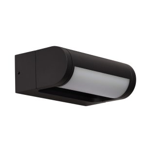 Stylowa lampa elewacyjna na taras i fasadę kinkiet LED regulowany IP65 czarny Azzardo FRAME AZ7015 12W 4000K