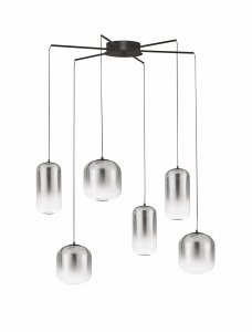 Nowoczesna dekoracyjna lampa wisząca LED szklane kosze ANUCO LE44614 Luces Exclusivas