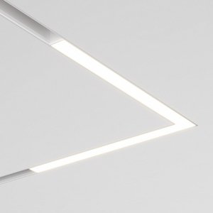Ścieżka świetlna listwa LED do szynoprzewodu magnetycznego aluminium biały Basis MAYTONI TR042-4-24W3K-WW-DS-W
