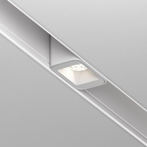 Ścieżka świetlna lampa szynowa LED kwadrat aluminium biała Points MAYTONI TR100-2-2W4K-S-W