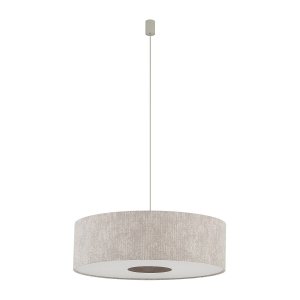 Abażurowa lampa wisząca CEDRO 11666 Nowodvorski lighting beżowa salonowa pokojowa