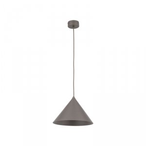 Brązowa lampa wisząca stożkowy klosz minimalistyczna loftowa uniwersalna klasyczna CONO M 11376 TK-LIGHTING