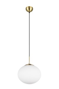 Elegancka Dekoracyjna Lampa Wisząca Ze Szklanym Kloszem FOMENTO 363100108 TRIO