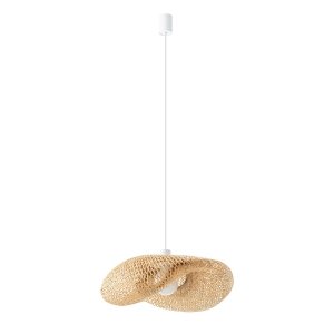 Naturalna Lampa Wisząca Z Plecionego Bambusa W Stylu Boho  HAVANA M 11396 Nowodvorski Lighting