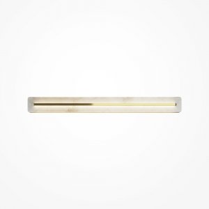 Lampa ścienna kinkiet glamour designerski prostokąt listwa LED metal mosiądz Albatre MAYTONI MOD366WL-L18BS3K