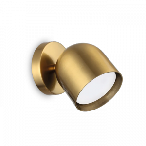 Minimalistyczny Kinkiet Ścienny Mosiądz DODO 314129 IDEAL LUX