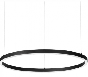 NOWOCZESNA LAMPA WISZĄCA OKRĄG RING LED CZARNA IDEAL LUX 342122 ORACLE SLIM SP D90 ROUND 4000K DALI 