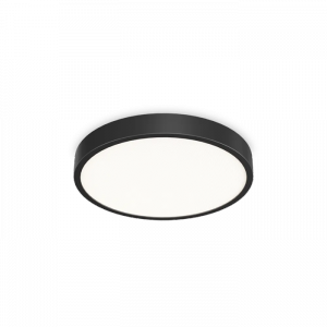 Okrągła Czarna Lampa Sufitowa LED RAY 327686 IDEAL LUX