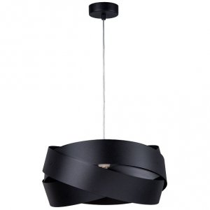 Nowoczesna Lampa Wisząca Czarna TORNADO 1114 ZUMA LINE