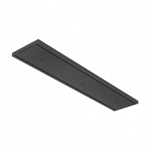 Czarna prostokątna podsufitka natynkowa 120 cm max 12 lamp do systemu CAMELEON CANOPY C 1200 BLACK 8554 Nowodvorski Lighting
