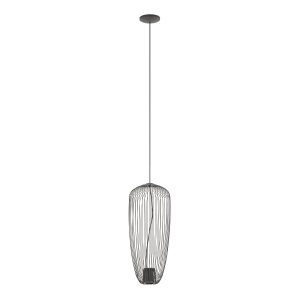 Nowoczesna Lampa Wisząca w Stylu Loft Szara PUMPKIN S UMBRA GRAY 11243 NOWOVORSKI