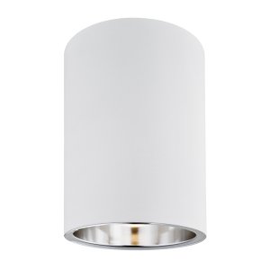 Lampa sufitowa downlight tuba plafon metalowa okrągła biała pojedyncza nowoczesna klasyczna E27 TYBER 475 Argon