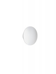 Elegancki biały kinkiet LED w stylu minimalistycznym okrągły podświetlający ścianę regulowany możliwość ściemniania SARVINO LE45556 Luces Exclusivas