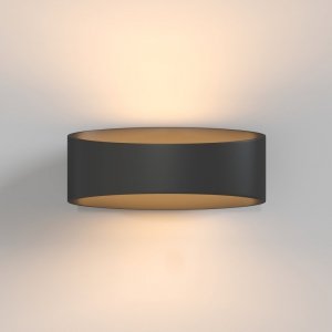 NOWOCZESNY KINKIET ŚCIENNY DEKORACYJNY LED CZARNY MAYTONI TRAME C806WL-L5B