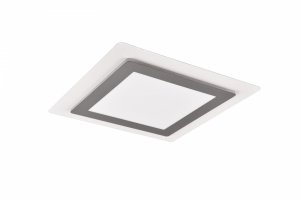 Nowoczesny Dekoracyjny srebrny Plafon LED MORGAN 641510207 TRIO pilot w zestawie