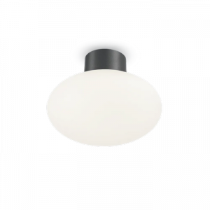 Plafon Sufitowy Zewnętrzny Antracytowy CLIO 148861+ 145068 IDEAL LUX
