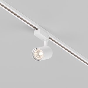 Lampa szynowa reflektor szynoprzewody jednofazowe LED nowoczesny aluminium biały regulowana tuba VUORO MAYTONI TR003-1-10W3K-S-W